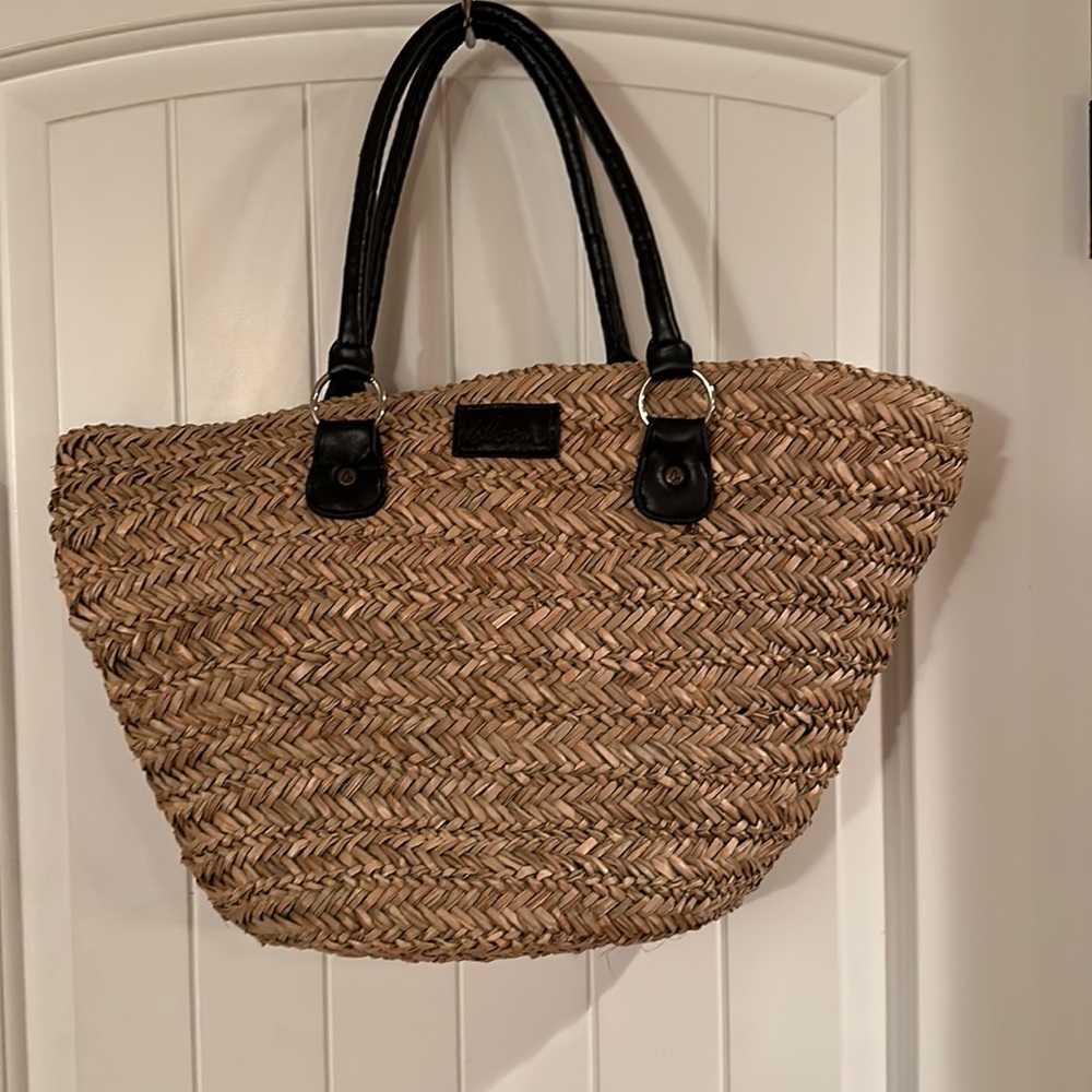Volcom straw bag